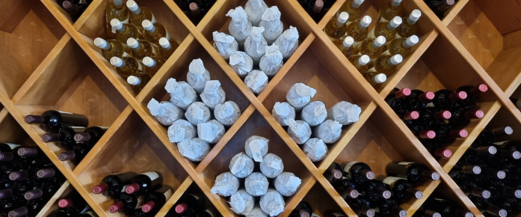 almacenamiento de vinos
